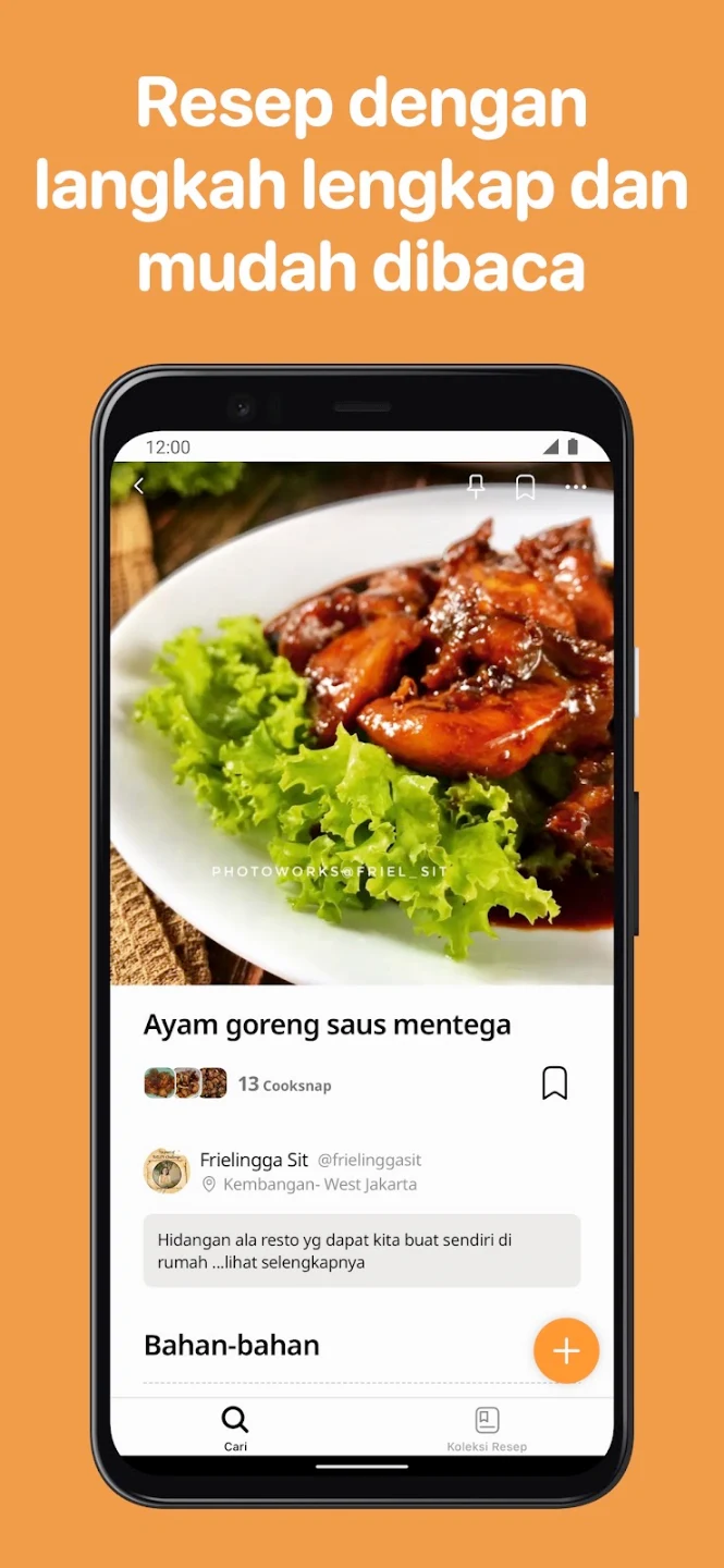 Screenshot Cookpad: Resep Masakan Harian ke-3
